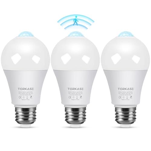 Motion Sensor Light Bulbs 3-Pack