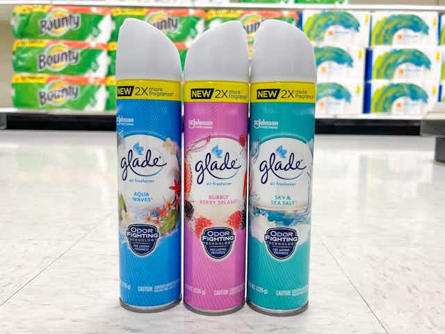 Glade Air Freshener Spray, Only $1.32 at Target card image