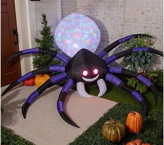 Inflatable Light Show Spider