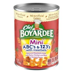 Chef Boyardee Mini ABC's & 123's