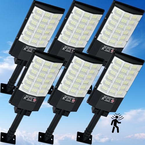 Solar Street Lights 6-Pack