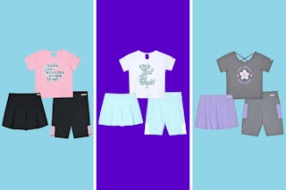 Three different styles of Hind Kids' 3-Piece Outfits