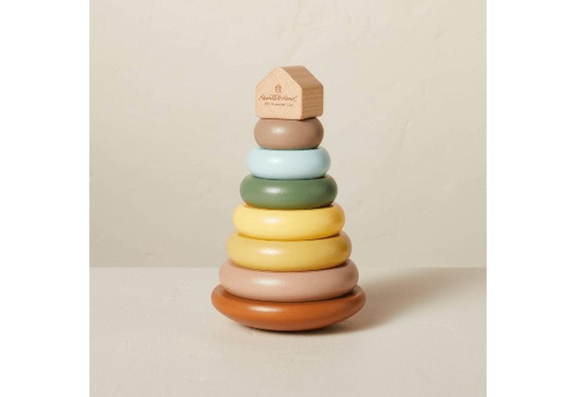 Magnolia Wooden Ring Stacker