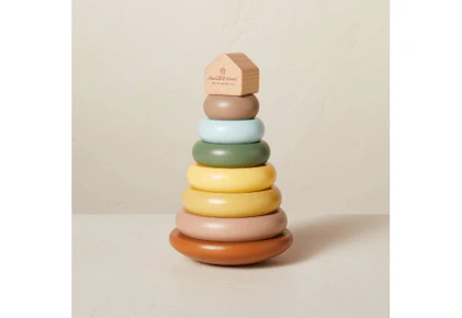 Magnolia Wooden Ring Stacker