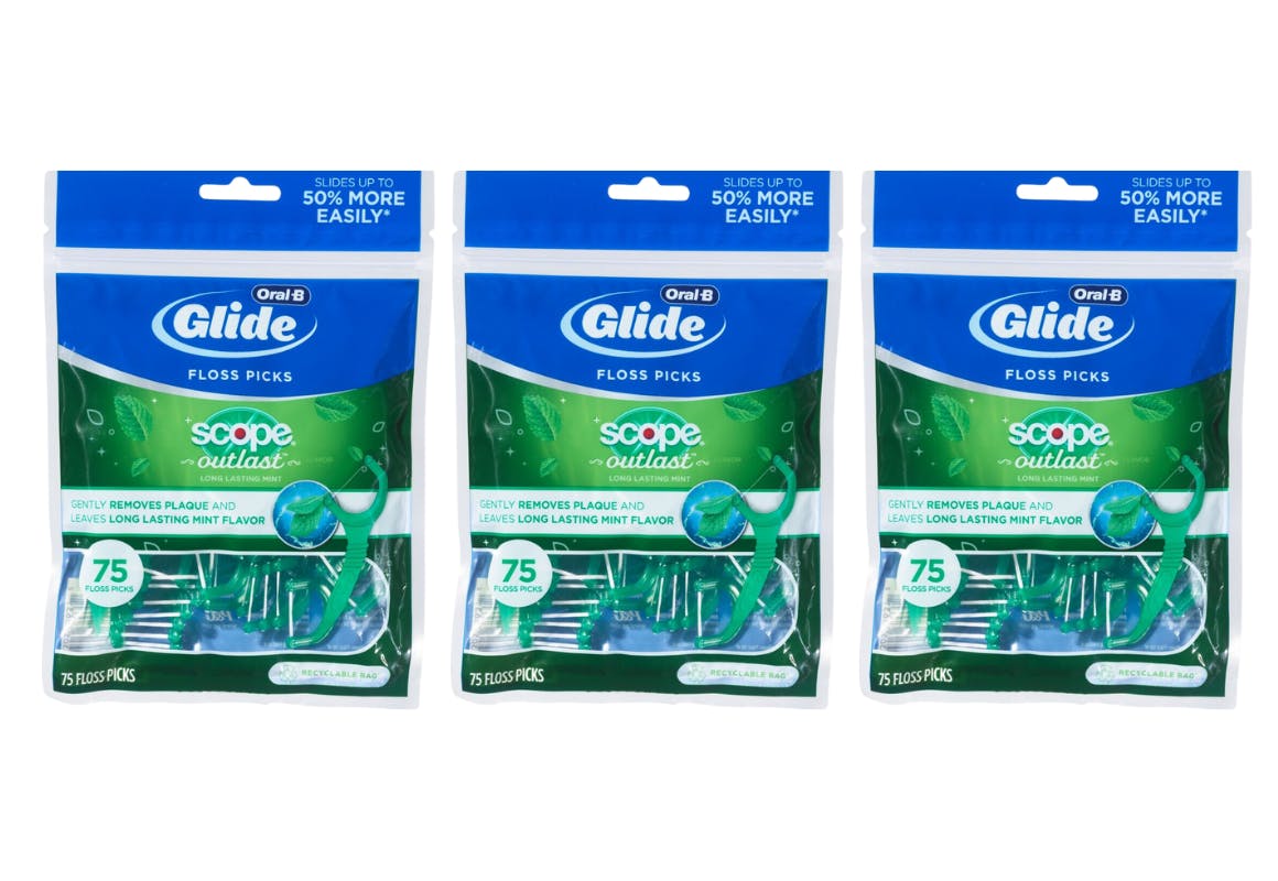3 Oral-B Floss Pick Packs