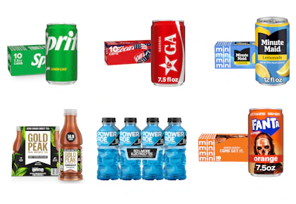 6 Coca-Cola Brand Beverage Packs