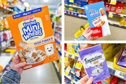 dollar general kellogg's, mr. clean, temptations 3-photo collage