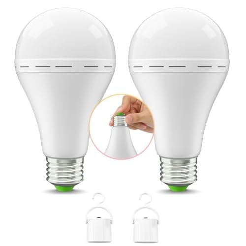 Emergency LED Light Bulbs 2-Pack