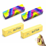 4 Butter Squishy Stress Toys