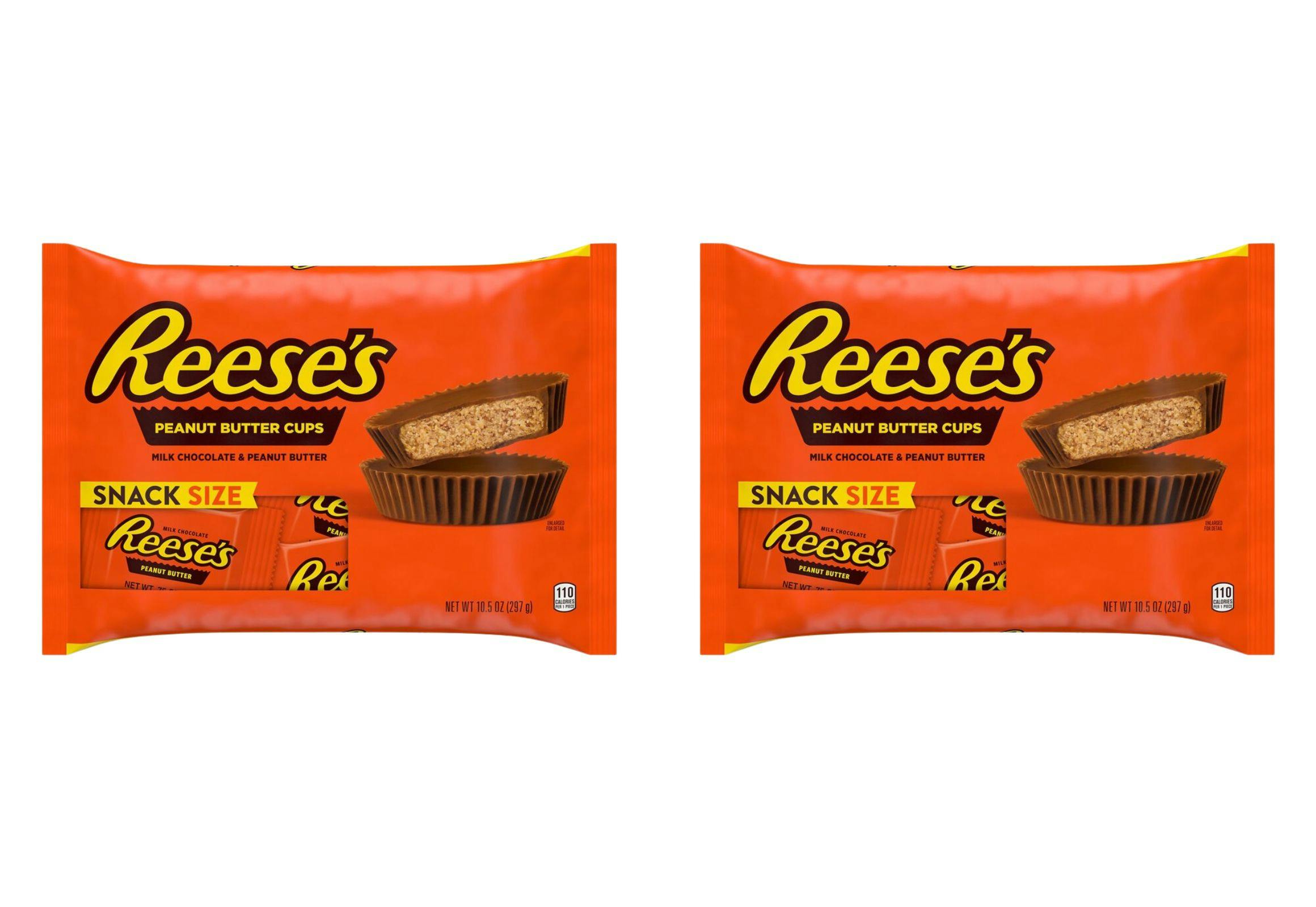 2 Reese's Peanut Butter Cups Bags