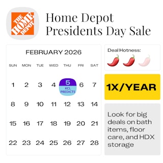 Home Depot Presidents Day Sale — February 2026