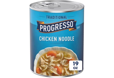 3 Progresso Canned Soups