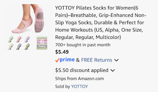 Amazon Womens Pilates Socks 2026 2