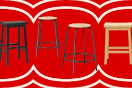 Target Room Essentials barstools side by side