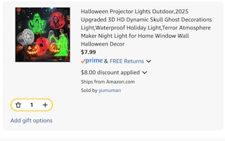 amazon Amazon Halloween Lights Projector 2025 2