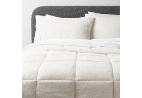 Threshold Faux Fur Comforter Set