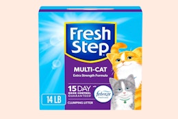Fresh Step Multi-Cat Litter, as Low as $7.35 on Amazon card image