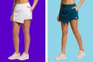 walmart reebok skorts collage