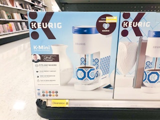 clearance Keurig on store shelf