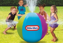 Little Tikes Ultimate Beach Ball Sprinkler, Only $12.10 at Target card image