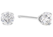 Natural Diamond Stud Earrings