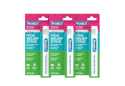 Benadryl Itch Relief Sticks