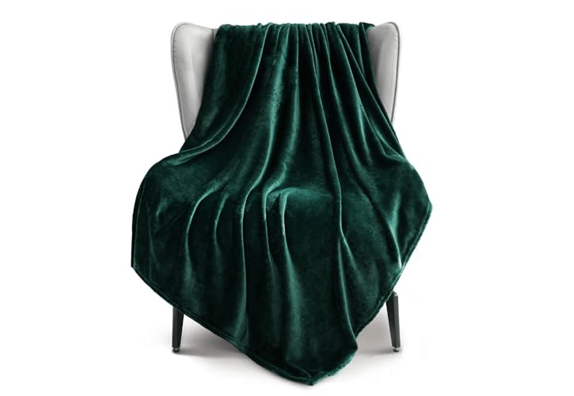 Extra Long Fleece Throw Blanket