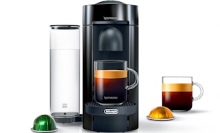 walmart nespresso virtuoplus coffee maker stock photo