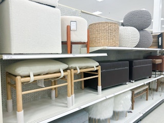 furniture aisle at target