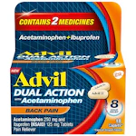 Advil Dual Action Back Pain Caplets