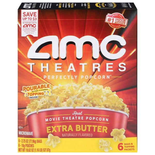 2 AMC Microwave Popcorn 6-Packs