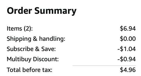 Nerds Amazon receipt