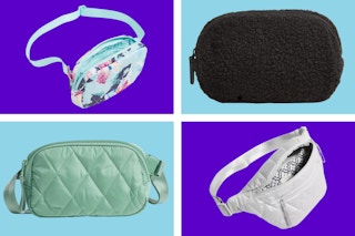 Four different styles of Vera Bradley Belt Bags