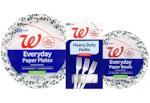 3 Walgreens Disposable Dinnerware