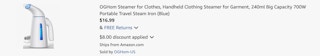 Amazon Handheld Clothing Steamer 2025
