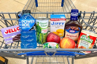 1 dollar or less grocery deals in shopping cart