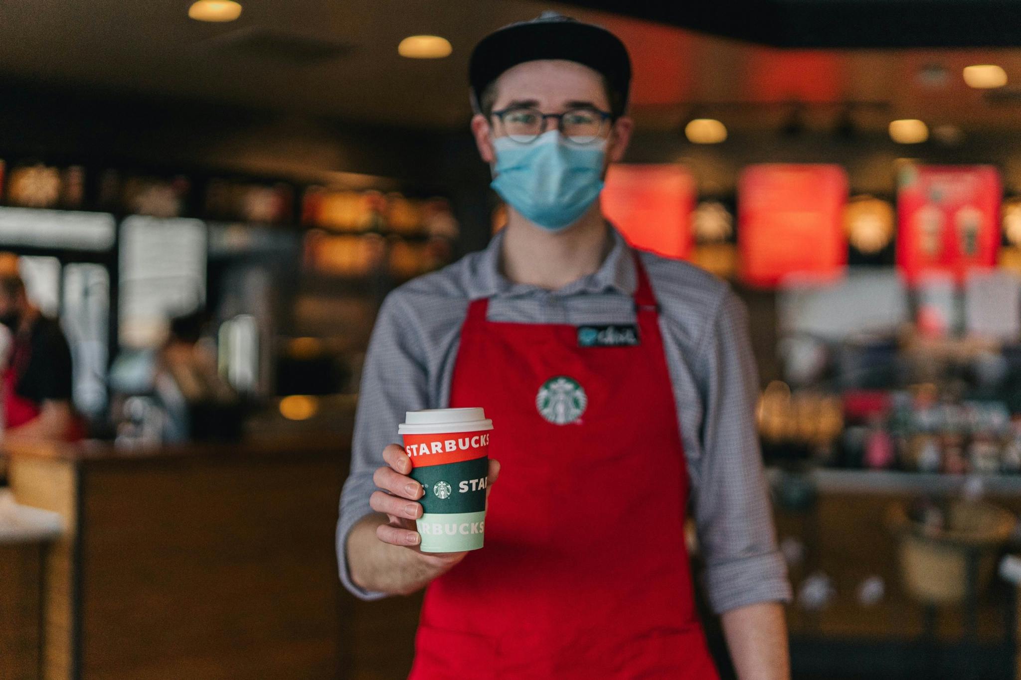 Free Starbucks in December for Frontline Workers
