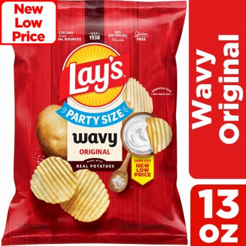 Lay's Party Sized Potato Chips Bag