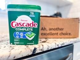 Cascade 78-Count Dishwasher Pods, as Low as $11.95 on Amazon card image