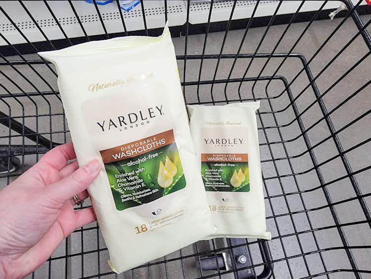 Yardley Disposable Washcloths, Just 1.25 at Dollar Tree The Krazy