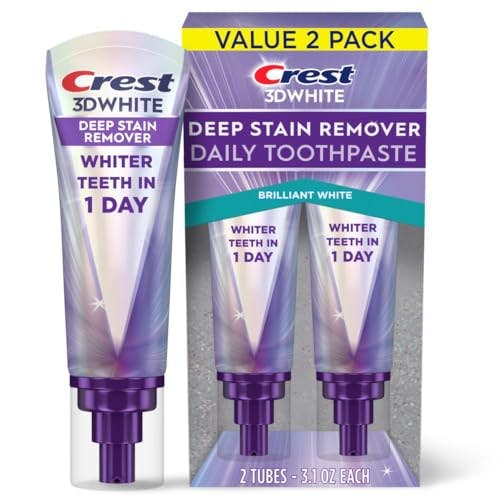 Crest 3D White Toothpaste 2-Pack