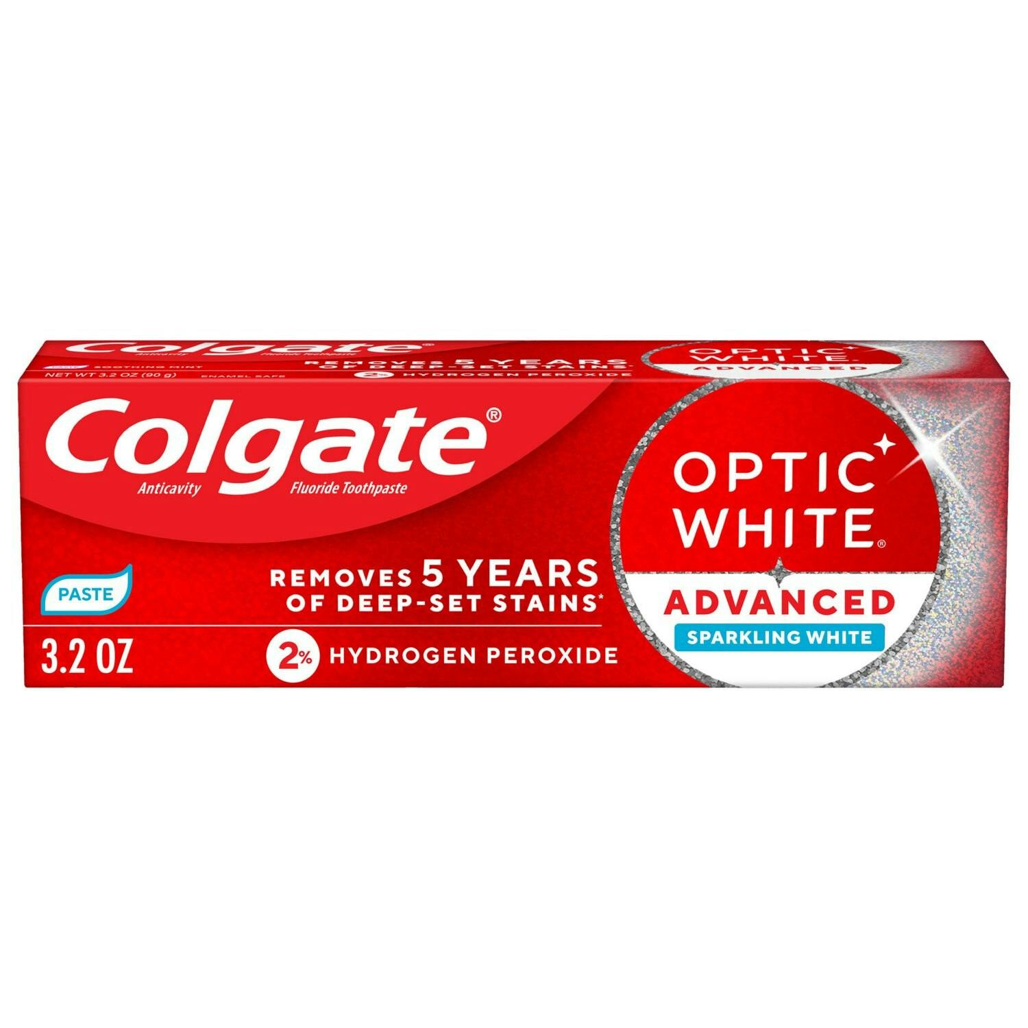 2 Colgate Optic White Toothpastes
