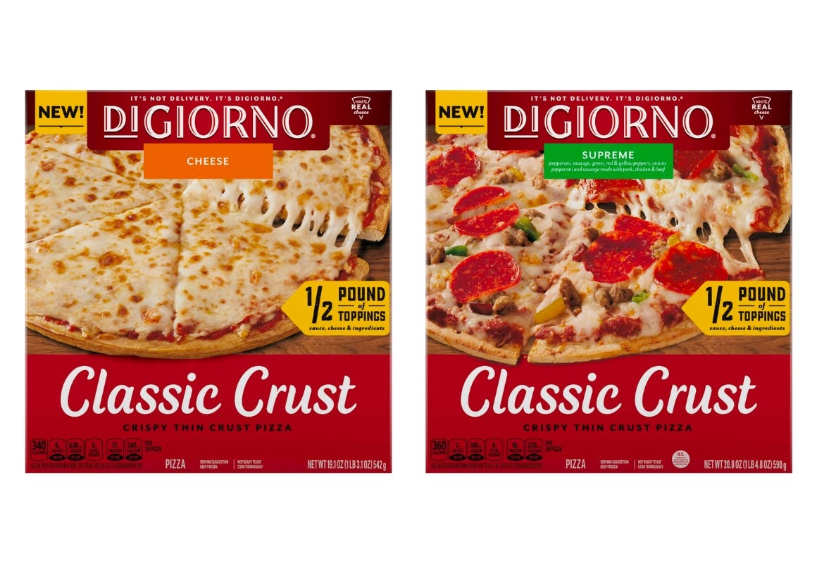 2 DiGiorno Classic Crust Pizzas