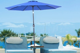 QVC Has 9-Foot Patio Umbrellas for Only $25 Shipped card image