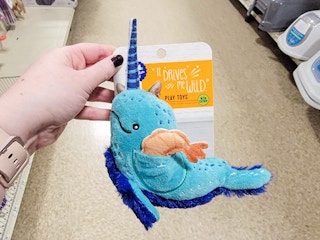 narwhal cat toy