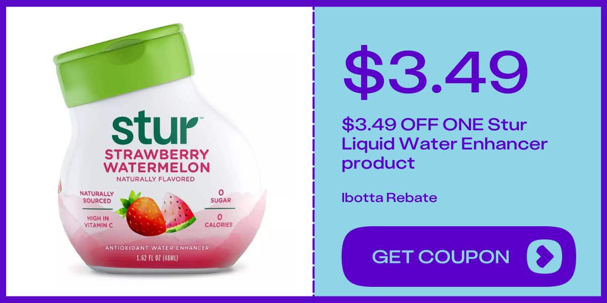 stur strawberry watermelon water enhancer
