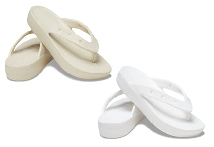Crocs Women’s Platform Flip Sandals
