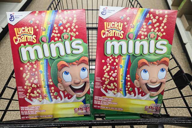 Lucky Charms Minis Cereal, Just $1.25 at Dollar Tree card image