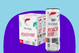 Celsius Sparkling Peach Vibe 4-Pack