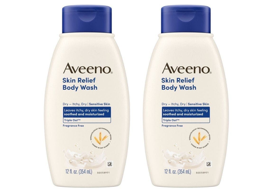 2 Aveeno Body Washes